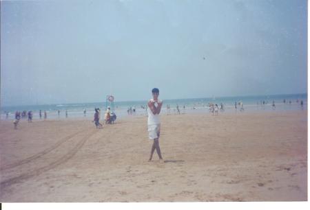c est moi en plage d agadir en 2007