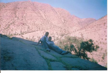 ds une foret moi et hossam en doumdar